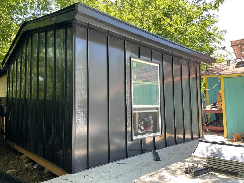 Black standing seam metal wall panels for Roof Inspection in Union Beach