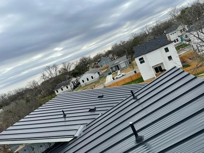 Standing seam metal roof panels with vents for Skylight Repair in Union Beach
